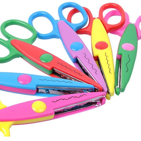  Best Scissors Options: UCEC 6 Colorful Decorative Paper Edge Scissor Set