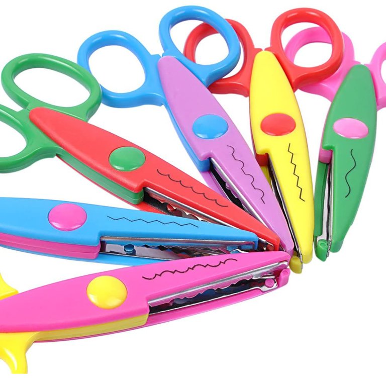  Best Scissors Options: UCEC 6 Colorful Decorative Paper Edge Scissor Set