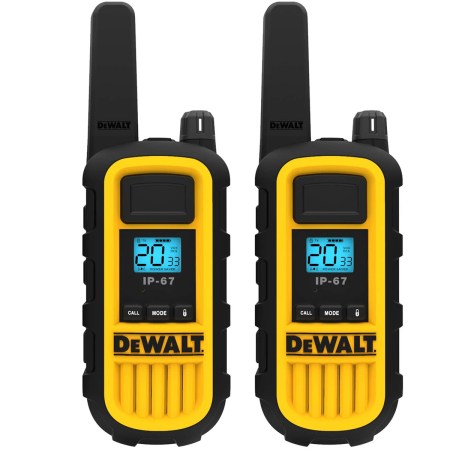 DEWALT DXFRS800 2 Watt Heavy Duty Walkie Talkies