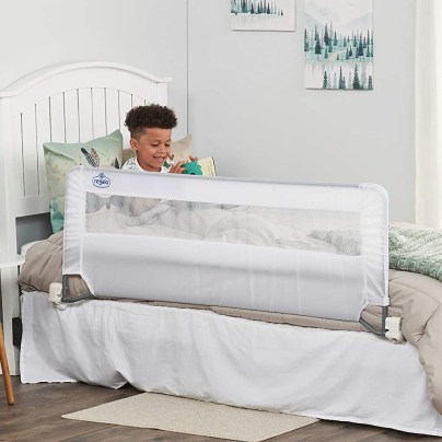 The Best Bed Rails For Kids Option: Regalo Swing Down 54-Inch Extra Long Bed Rail Guard
