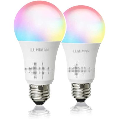The Best Color Changing Light Bulb Option: LUMIMAN Smart WiFi Light Bulb, LED Color Changing