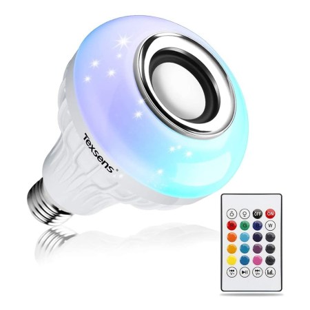Texsens LED Light Bulb Bluetooth Speaker