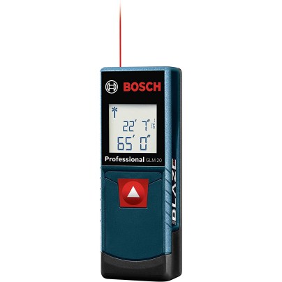 The Best Digital Tape Measure Option: Bosch GLM 20 Blaze 65-Foot Laser Distance Measure