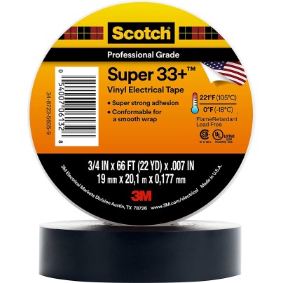 The Best Electrical Tape Option: Scotch(R) Super 33(TM) Vinyl Electrical Tape