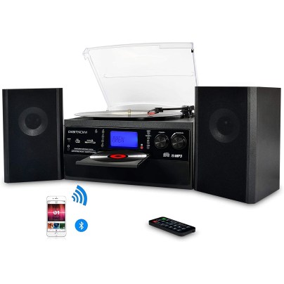 The Best Home Stereo System Option: DIGITNOW Bluetooth Record Player Turntable
