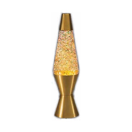 Lamp Lava 2131, Baseax, 14.5”, Rainbow Glitter  