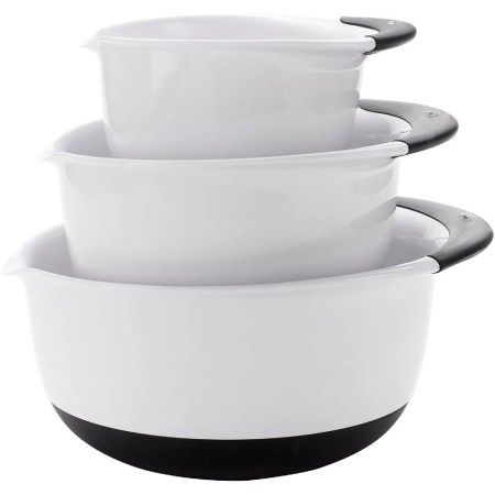 OXO Good Grips Mixing Bowl Set with Black Handles