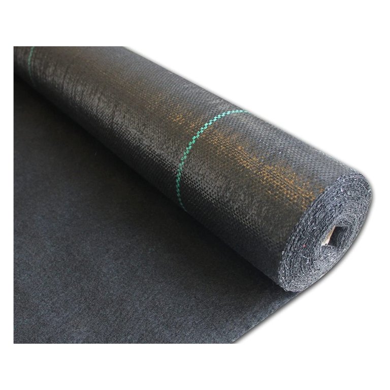  A roll of ECOgardener Landscape Fabric on a white background.