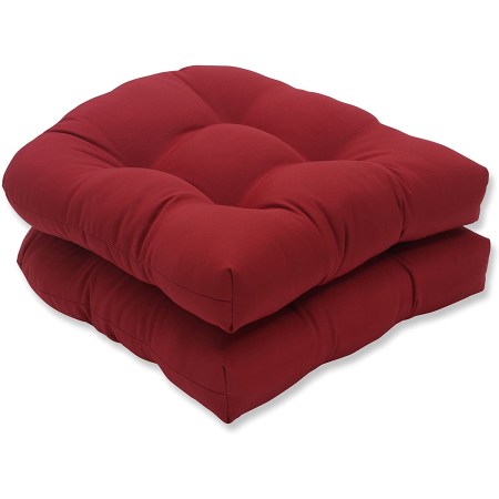 Pillow Perfect Outdoor/Indoor Tufted Seat Cushions