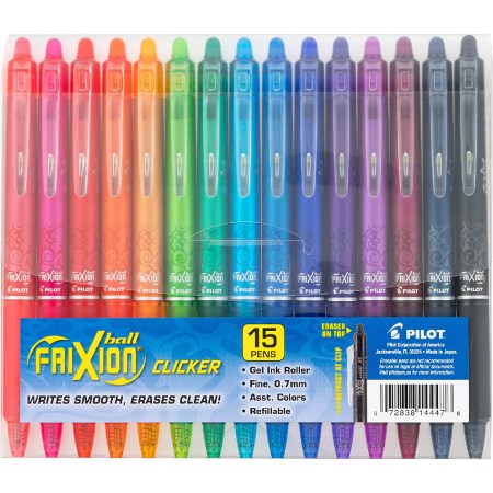 PILOT FriXion Clicker Erasable Gel Ink Pens