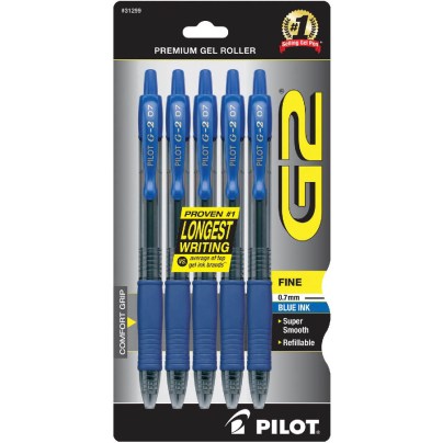 The Best Pens Option: PILOT G2 Premium Refillable Rolling Ball Gel Pens