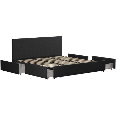 Novogratz Kelly Upholstered Storage Platform Bed