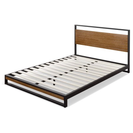 ZINUS Suzanne Metal and Wood Platform Bed Frame 