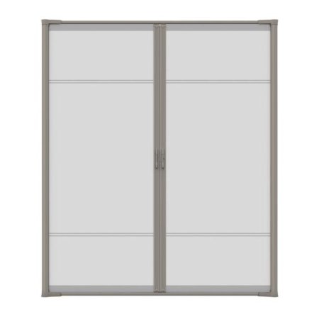  Larson Brisa Short Double Retractable Screen Door on a white background