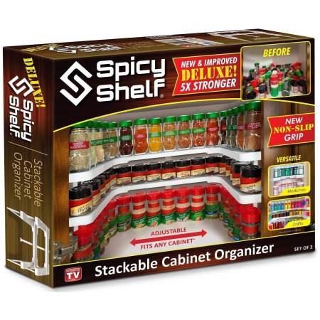 Spicy Shelf Deluxe - Expandable Spice Rack