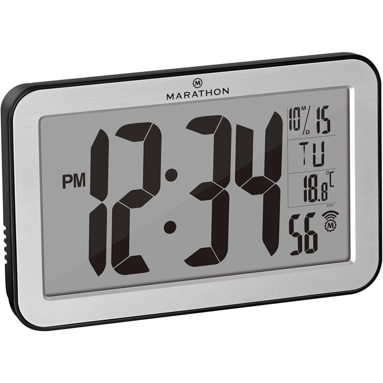 The Best Wall Clock Option: Marathon Commercial Grade Atomic Digital Wall Clock