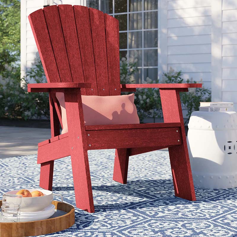 Beachcrest Home Shay Plastic Adirondack Chair