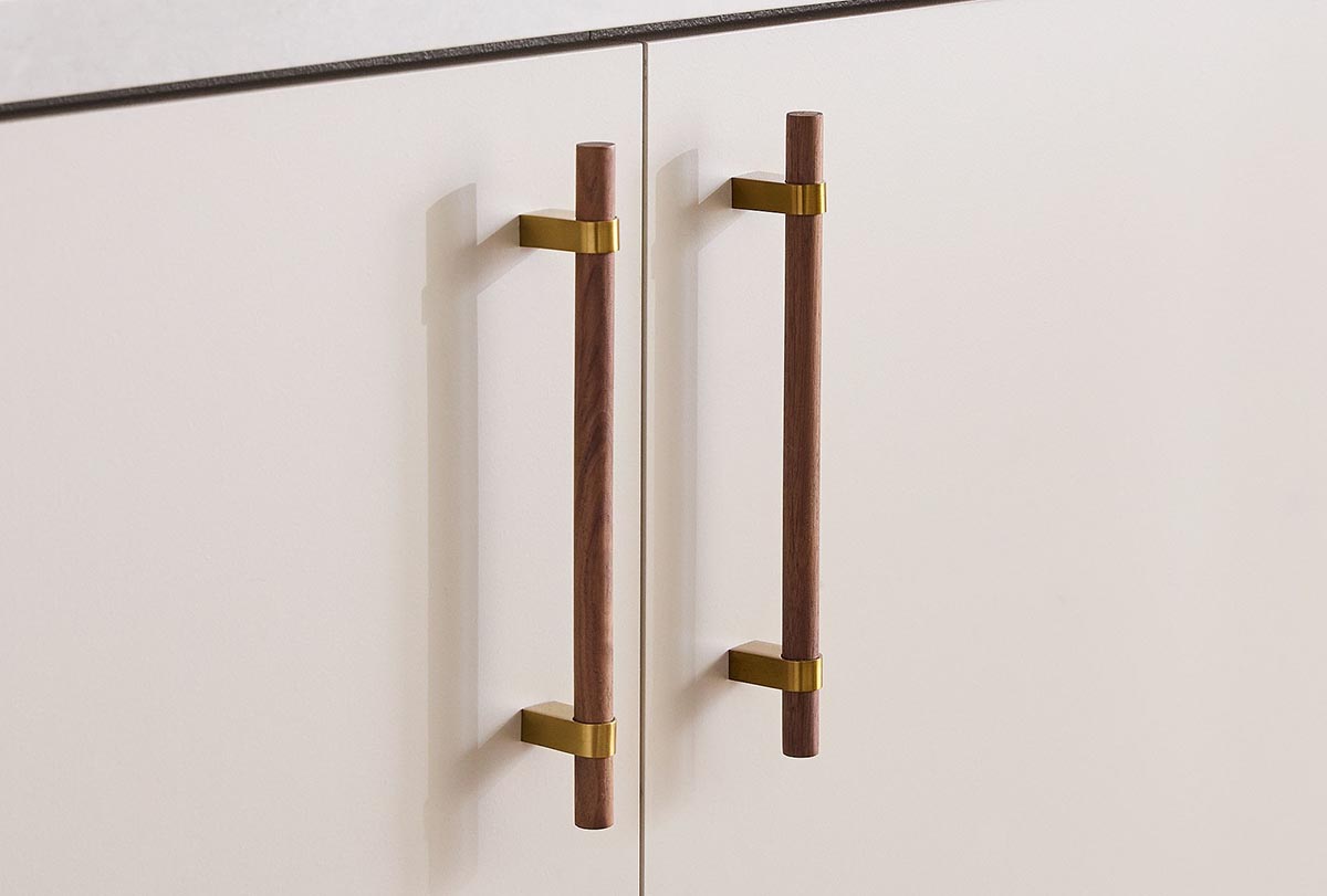 The Best Cabinet Hardware Option Modernist Wood & Antique Brass Hardware