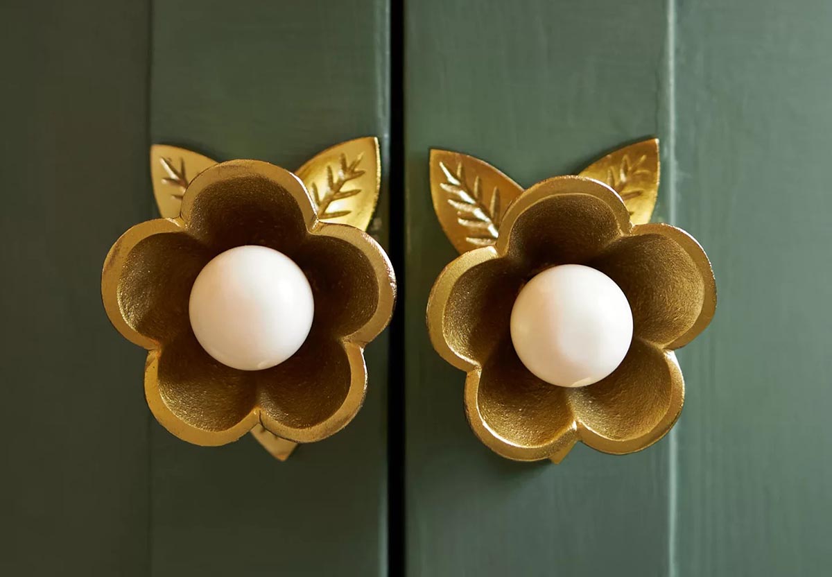 The Best Cabinet Hardware Option Nena Flower Knobs