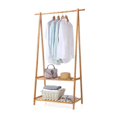 Finnhomy Bamboo Clothes Rack 