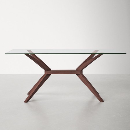 AllModern Haines Glass Dining Table