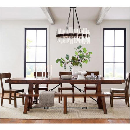Pottery Barn Benchwright Extending Dining Table