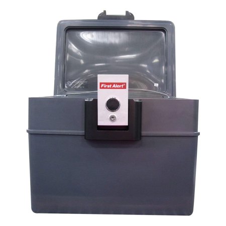  First Alert Water and Fire Protector File Chest on a white background