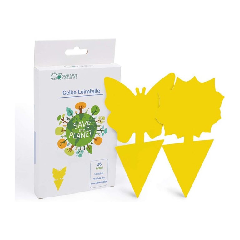The Best Fruit Fly Trap Option Garsum Yellow Sticky Trap for Fruit Flies