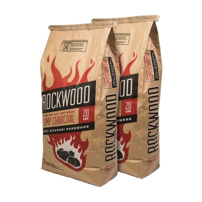 The Best Lump Charcoal Option: Rockwood All-Natural Hardwood Lump Charcoal