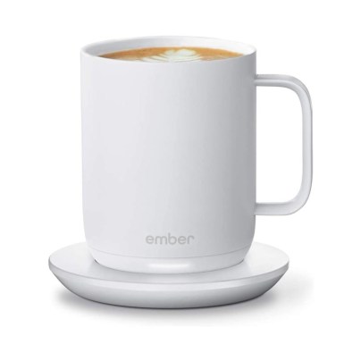 A white Ember Mug 2 Smart Mug Warmer on a white background.