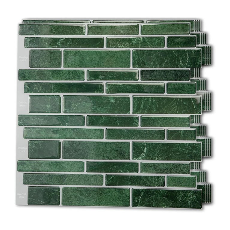  The Best Peel-and-Stick Backsplash Option Art3d Subway Tile Peel-and-Stick Backsplash
