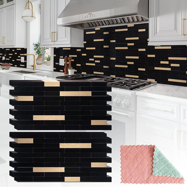  The Best Peel-and-Stick Backsplash Option StyloVue Peel-and-Stick Backsplash
