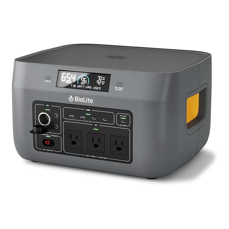 BioLite BaseCharge 1500 Rechargeable Power Station 