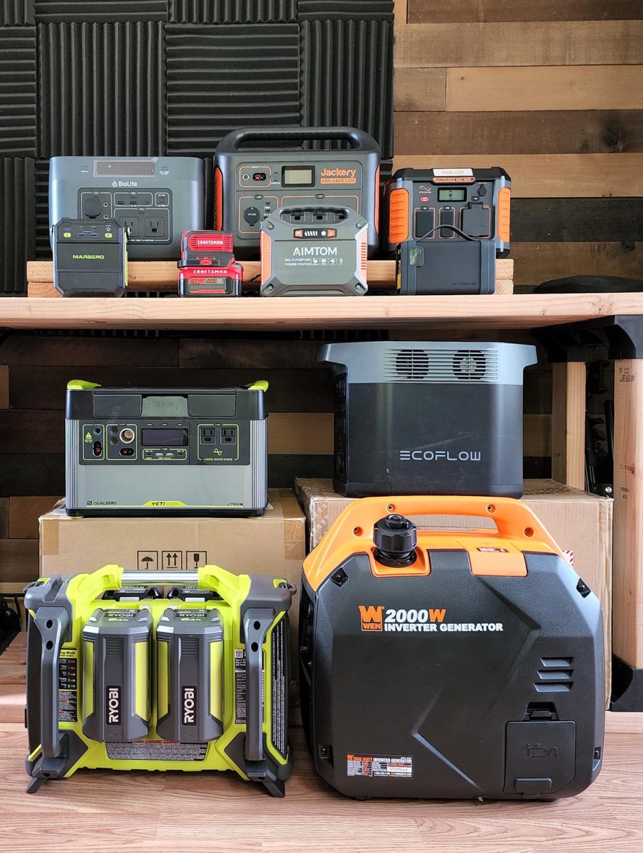 A group of the best portable power station options