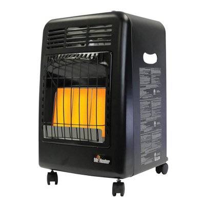 The Mr. Heater MH18CH 18,000 BTU Cabinet Heater on a white background.