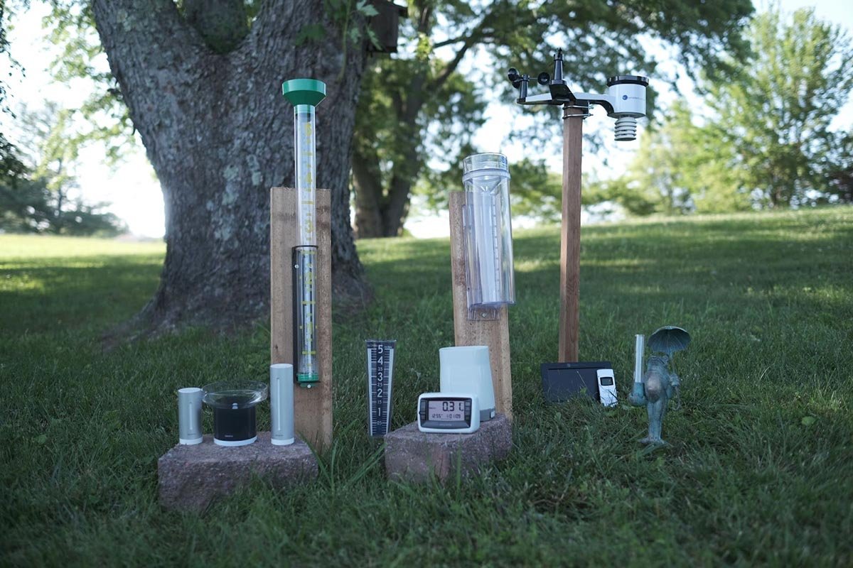 View of Testing the Best Rain Gauges for Your Home