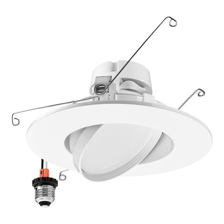  Maxxima 6-Inch Rotatable LED Downlight on a white background