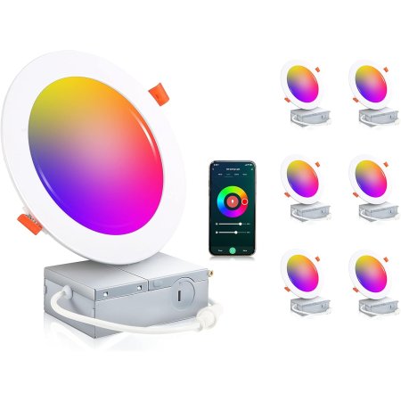  The Best Recessed Lighting Option: Cloudy Bay Smart Wi-Fi LED Recessed Lights