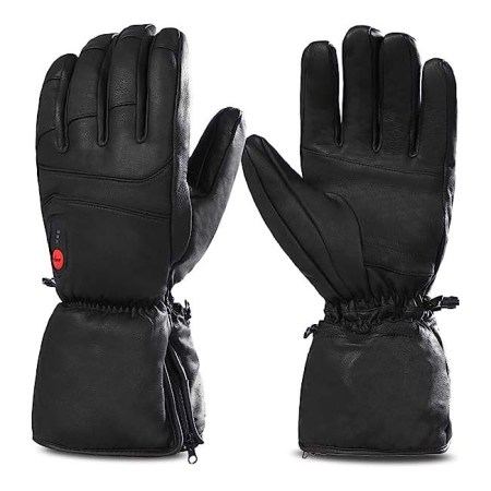 Savior Heat S06 Heated Full Genuine Leather Gloves 