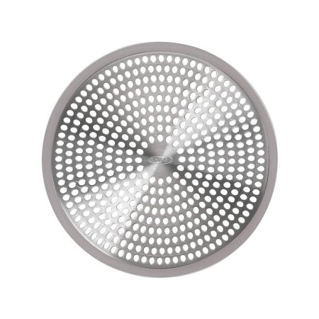  Oxo Stainless Steel Shower Stall Drain Protector on a white background