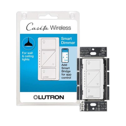 The Best Smart Dimmer Switch Option: Lutron Caseta Smart Home Dimmer Switch