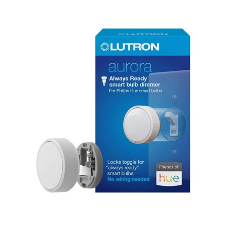 Lutron Z3-1BRL-WH-L0 Aurora Smart Bulb Dimmer