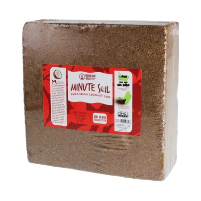Brick of Mountain Valley Minute Soil - Compressed Coco Coir