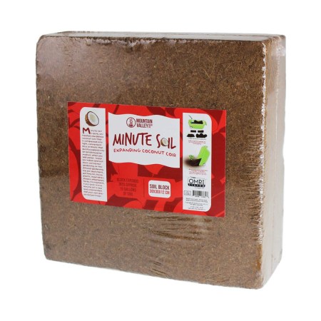 Mountain Valley Minute Soil Compressed Coco Coir 