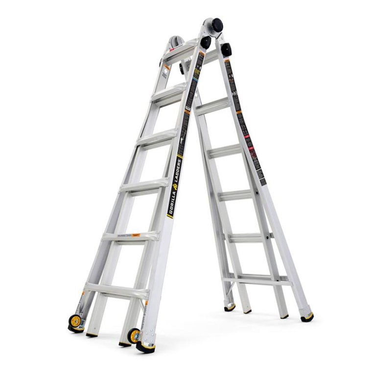  The Best Telescoping Ladder Option: Gorilla Ladders 26 ft. MPXW Multi-Position Ladder