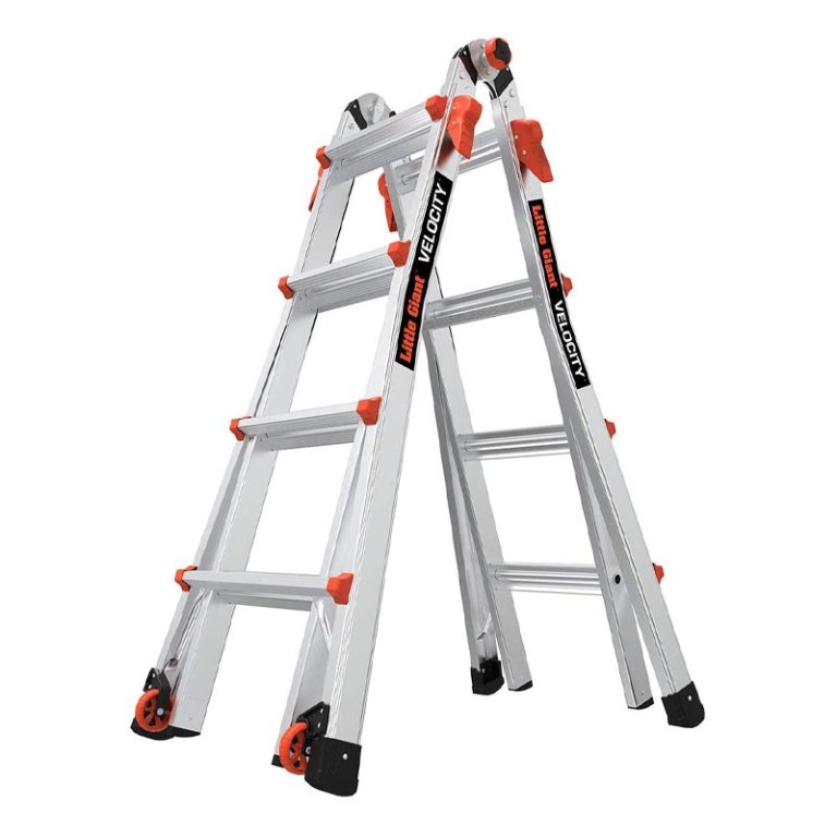  The Best Telescoping Ladder Option: Little Giant Ladders, Velocity with Wheels, 17 Ft