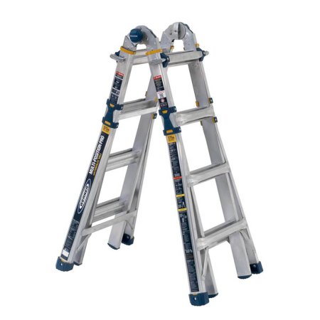  The Best Telescoping Ladder Option: WERNER 18 ft. Reach 5-in-1 Multi-Position Pro Ladder