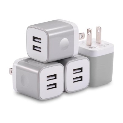 The Best USB Wall Outlet Option: X-EDITION USB Wall Charger 4-Pack