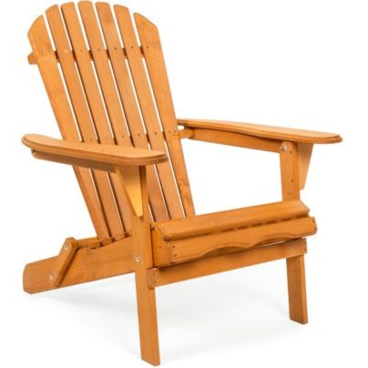 The Best Adirondack Chairs Option: Best Choice Products Folding Wood Adirondack Chair