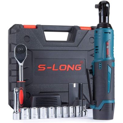 S-Long Cordless Electric Ratchet Wrench Set